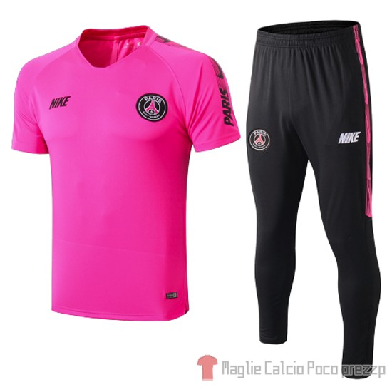 Tuta da Track Paris Saint-Germain Manica Corta 2019/2020 Rosa - Clicca l'immagine per chiudere